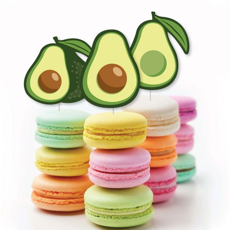Big Dot of Happiness Hello Avocado - DIY Shaped Fiesta Party Cut-Outs - 24 Count, 3 of 6