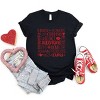 Simply Sage Market Valentine Collage Short Sleeve Tee - XL - Black - 3 of 4