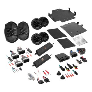 Infinity PERFECT 6SPKSYS 6-Speaker plug-n-play kit Compatible with 2014 up Harley StreetGlide/Road Glide (2 pair 6.5" and 6x9 Bag Lids) - 1 of 4