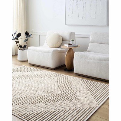 Hauteloom Briana Brown Washable Area Rug