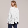 Coolmee Women's Plus Size Sweater Fall Batwing Long Sleeve Crochet Hollow Out Pullover Knit Sweaters Jumper Tops - 2 of 2