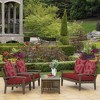 ARDEN Outdoor Deep Seat Cushion Set, 24 x 24, Water Repellant, Fade Resistant, Deep Seat Bottom & Back Cushion - 3 of 4