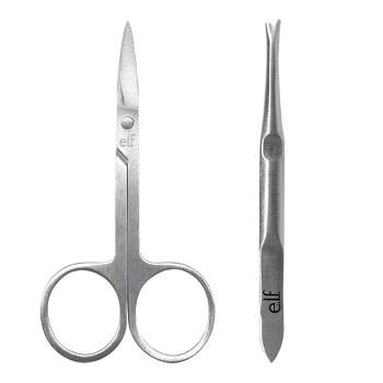 Eyebrow 2pc Tweezerman Shaping Scissors Target Set And : - Brush