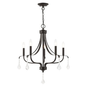 Livex Lighting Laurel 5 - Light Chandelier in  English Bronze - 1 of 2