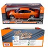 2011 Dodge Charger R/T Hemi Metallic Orange 1/24 Diecast Model Car by Motormax - 3 of 3