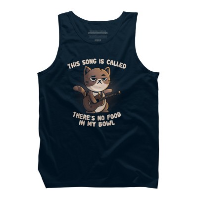 Men's Design By Humans Cat Song By EduEly Tank Top