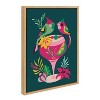 Kate & Laurel All Things Decor 18"x24" Sylvie Cardinal Cocktail Framed Canvas: Rachel Lee Modern Art - 3 of 4