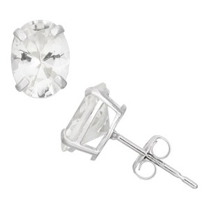 Designs By Gioelli 10K Gold Gemstone Stud Earrings - 1 of 2