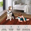8x10 Area Rugs for Bedroom Washable Non Slip Indoor Carpet Stain Resistant Bordered Print Soft Floor Cover Neutral Foldable Mat for Dining Room - 2 of 4