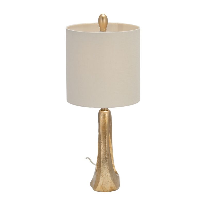 SAGEBROOK HOME 24&#34; Organic Resin Table Lamp Gold, 4 of 9