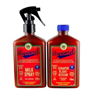 Lola Rapunzel Rejuvenating Shampoo (8.45 oz) & Milk Spray Leave-In-Conditioner (8.45 oz) - Your Rapunzel-Worthy Hair Growth Journey Starts Now - 1 of 4