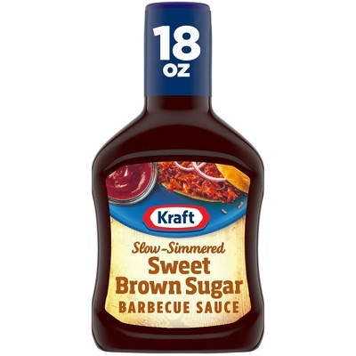 Kraft Sweet Brown Sugar Barbecue Sauce, 18.0 Ounce