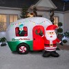Gemmy Christmas Inflatable Santa's RV, 6 ft Tall, Multi - 2 of 4