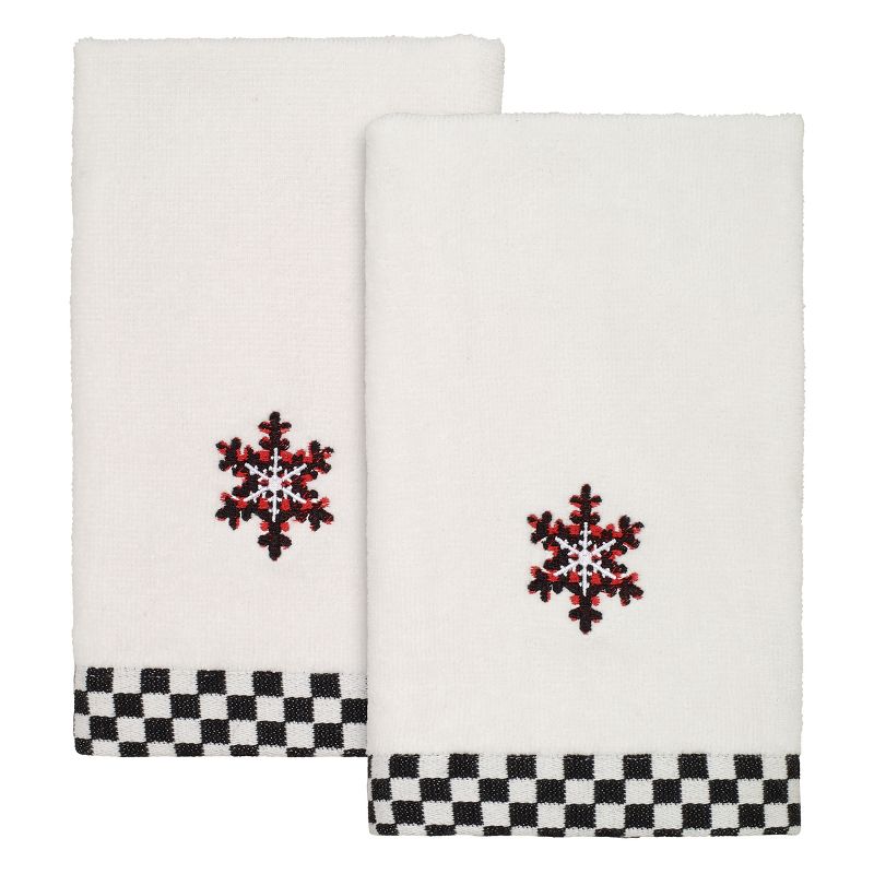 Avanti Linens Tis the Season 2 Pack Fingertip Decorative Towel Set, 3 of 6