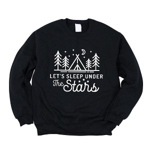 Simply Sage Market Women's Graphic Sweatshirt Let's Sleep Under The Stars - 1 of 4