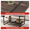 2-Tier Coffee Tables for Living Room, 41" Rectangular Coffee Table Center Tea Tables with Sturdy Frame - 3 of 4