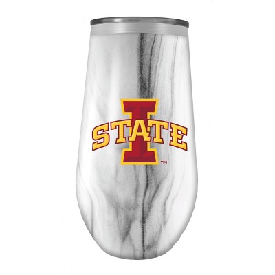 NCAA  Iowa State Cyclones 16oz Marble Tall Stemless Stainless Steel Tumbler