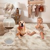 Fluffy Rug Non Slip - Ultra Soft Plush Faux Fur Area Rug for Living Room, Bedroom - 4 of 4