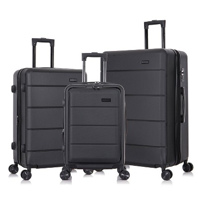 Inusa Elysian Lightweight Hardside Carry On Spinner 3pc Luggage Set ...