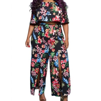 Women's Top and Pant Set With Splits - QUUM