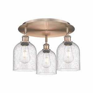 Bella - 3 Light Flush Mount In Industrial Style-10.5 Inches Tall and 17.25 Inches Wide - 1 of 1