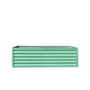 NAYSAYE Galvanized Raised Garden Bed Large Outdoor Metal Planter Box for Vegetables Fruits and Flowers, Green, 94.49"*47.25"*17.72" - 2 of 4