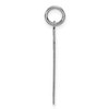 Black Bow Jewelry Sterling Silver, Jersey Collection, Large Number 11 Pendant - 2 of 4