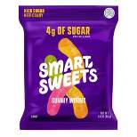 SmartSweets Gummy Worms, Soft and Chewy Candy - 1.8oz