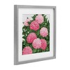 Stupell Industries Pink Hydrangea Impressions Framed Print Under Glass - 2 of 4