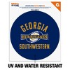 Georgia Southwestern State University Hurricanes Logo Automotive Car Window Locker Circle Bumper Sticker - 2 of 4