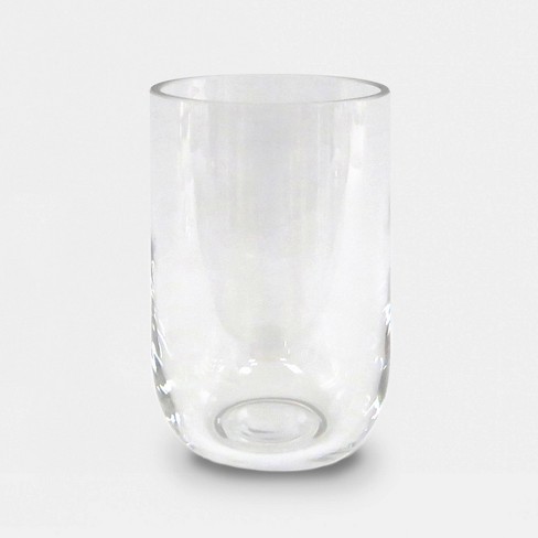 Hurricane Glass Pillar Candle Holder Clear - Made By Design™ - image 1 of 2