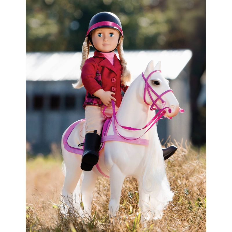 Our Generation Lily Anna with Horseback Riding Outfit &#38; Book 18&#34; Posable Doll, 3 of 7