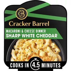 Cracker Barrel Single Bowl Mac & Cheese White Cheddar - 3.8oz