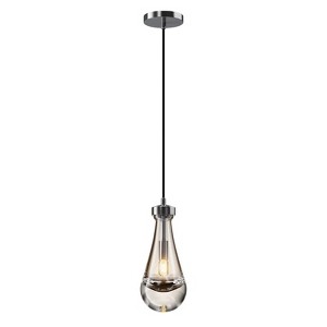 Wonder Meadow - Raindrop Shape Thick Glass Modern Pendant - 1 of 4