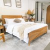 Brafabhome Hand-Woven Rattan Bed Frame with Headboard and Footboard, Boho Platform Bed Frame with Sturdy Metal Slats, No Box Spring Needed, 1000 lbs - 3 of 4