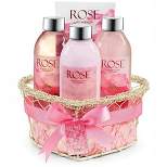 Freida & Joe  Rose Fragrance Spa Collection in Heart Shape Basket Bath & Body Gift Set