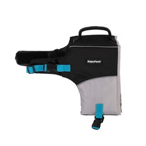 ZippyPaws Adventure Dog Lifejacket, Swimming Vest for Dogs & Puppies, Life Jacket for Swim Training Small Medium & Large Dogs - Teal, Small - 1 of 4