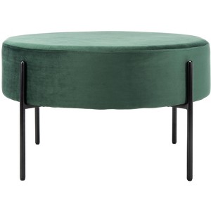 Lisbon Round Cocktail Ottoman  - Safavieh - 1 of 4