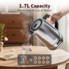 1.7L Electric Kettle with Adjustable Temperature, 1500W Fast Boil, Stainless Steel Filter, Auto Shut-Off Hot Water Boiler for Tea & Coffee, Silver - 2 of 4