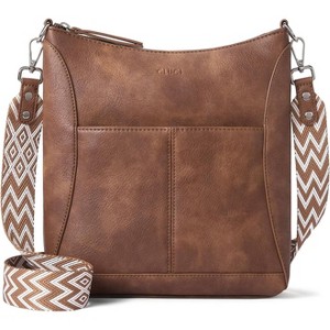 Crossbody purses for Women Leather Medium Shoulder Purses Handabgs Vegan Leather Hobo Bags - 1 of 4