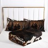 Bear Comforter Set Twin Size, Wild Animal Hunting Enthusiasts Bedding Set All Season Quilt Set, Room Decor for Kids Boys Teens - 3 of 4