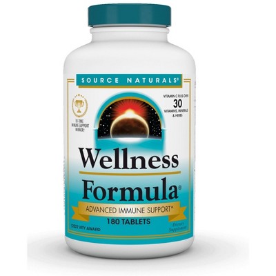 Wellness Formula (CA Formula) by Source Naturals, Inc.  -  180 Tablet