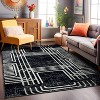 World Rug Gallery Bohemian Lines Indoor Area Rug - 2 of 4