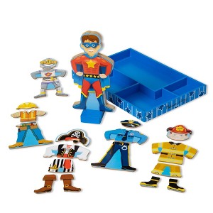 Melissa & Doug Joey Magnetic Wooden Dress-Up Pretend Play Set (25+pc) - 1 of 4