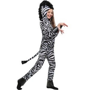 HalloweenCostumes.com Wild Zebra Costume for Kids - 1 of 2