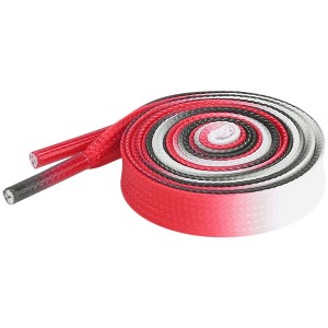 INSPIRE CHIC Three Colors Gradient Flat Shoe Laces for Sneakers 1 Pair - 1 of 4
