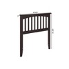 AFI Furnishings Mission Twin Headboard with Turbo Charger in Espresso - 2 of 4