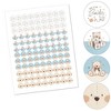 Big Dot of Happiness We Can Bearly Wait - Teddy Bear Baby Shower Round Candy Sticker Favors - Labels Fit Chocolate Candy (1 sheet of 108) - 2 of 4