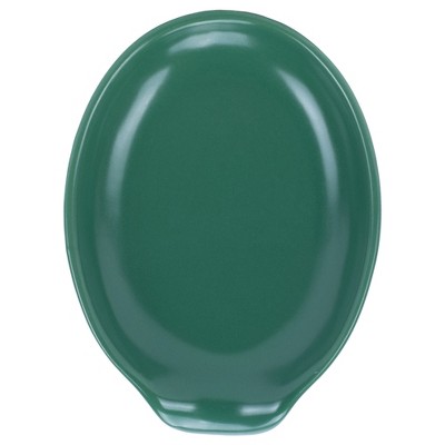 Nat & Jules Forest Green 6 x 4 Glossy Ceramic Oval Countertop Spoon Rest