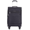 Whisen 3-Piece Set Luggage Sets Lightweight Softshell Suitcase with Travel Bag and Toiletry Bag - 3 of 4